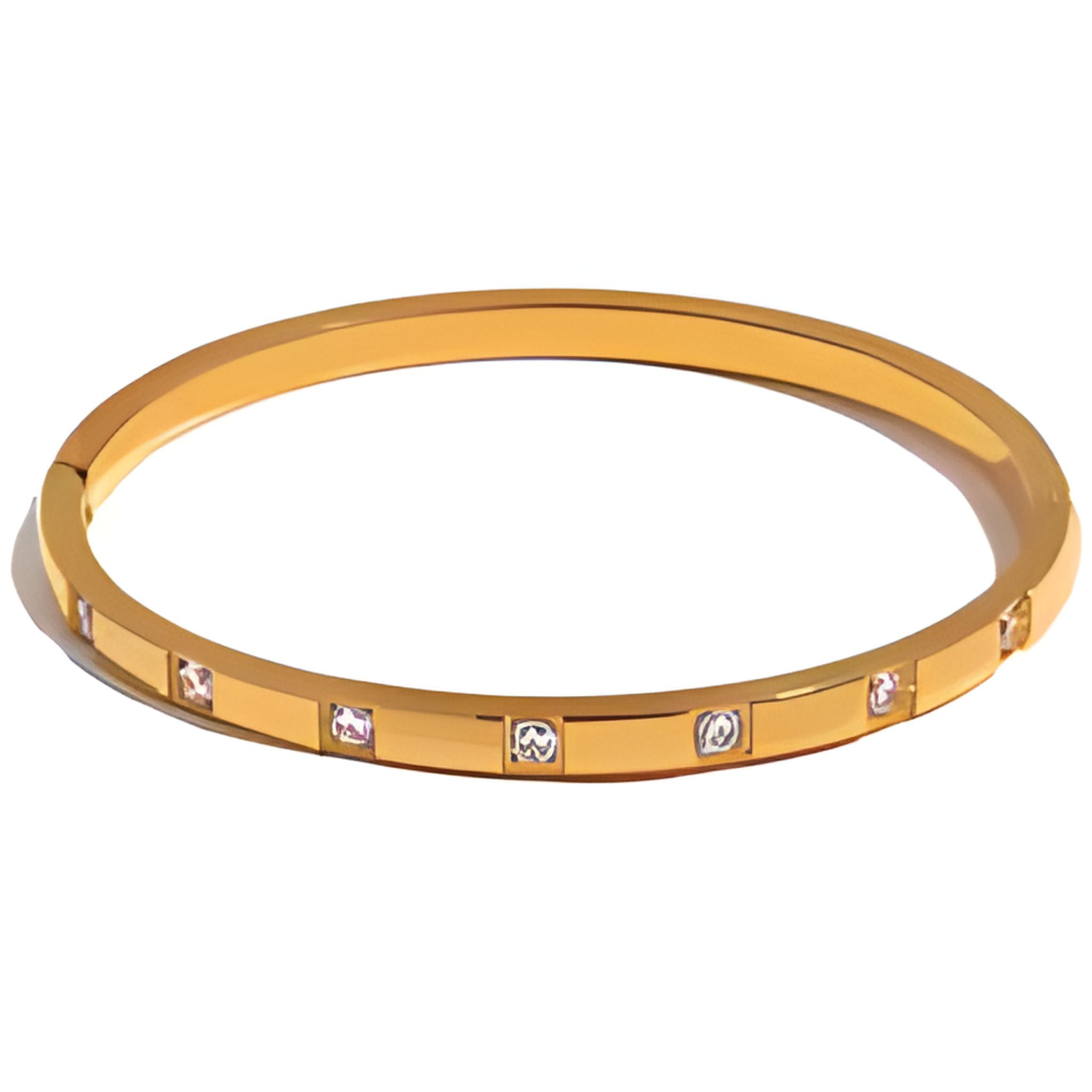 Cubic Zirconia Gold Bracelet
