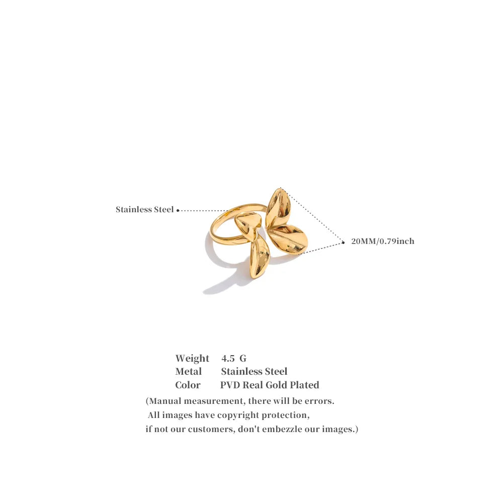 Flower Adjustable Ring