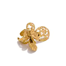 Butterfly Hollow Ring