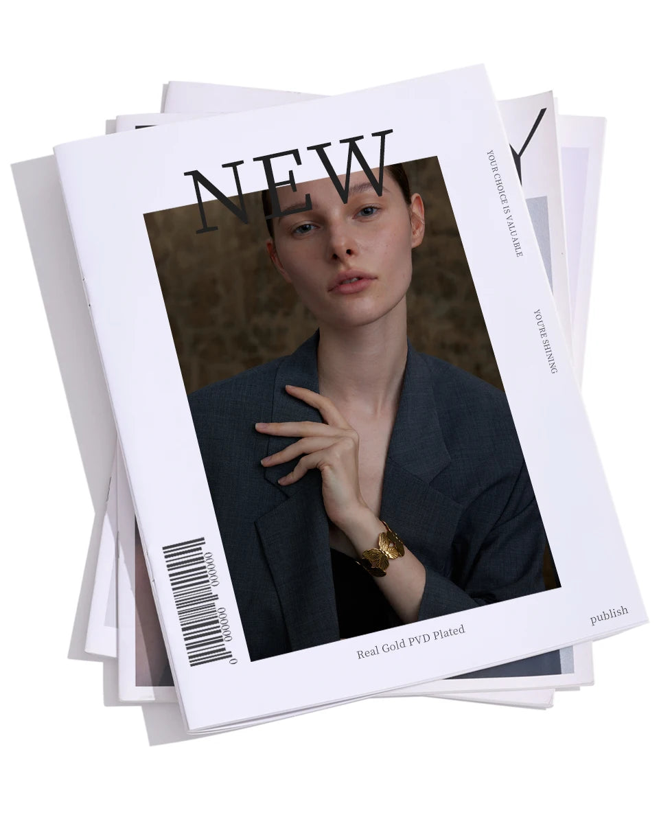 Butterfly Wide Cuff Bracelet