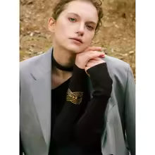 Geometric Hollow Stainless Steel Cuff