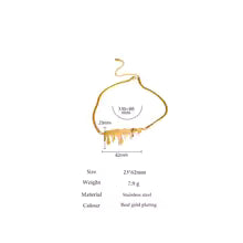 Geometric Choker Necklace