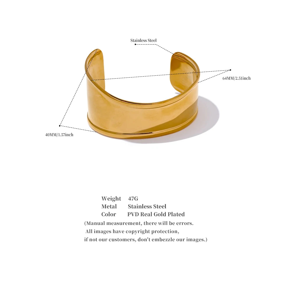 Gold Textured Stainless Steel Ring