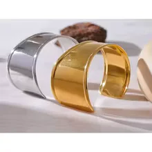 Gold Textured Stainless Steel Ring
