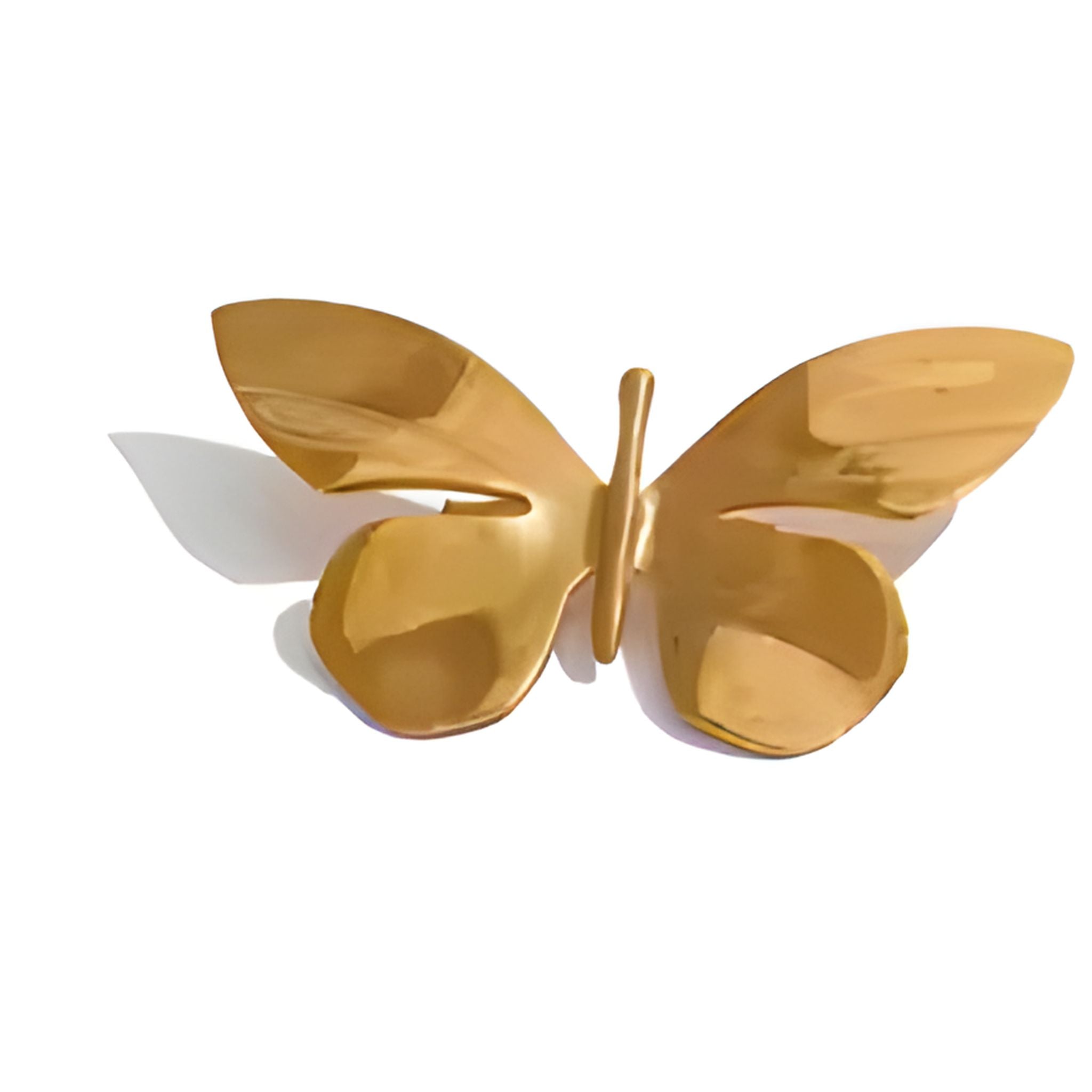 18K Gold Butterfly Brooch Pin