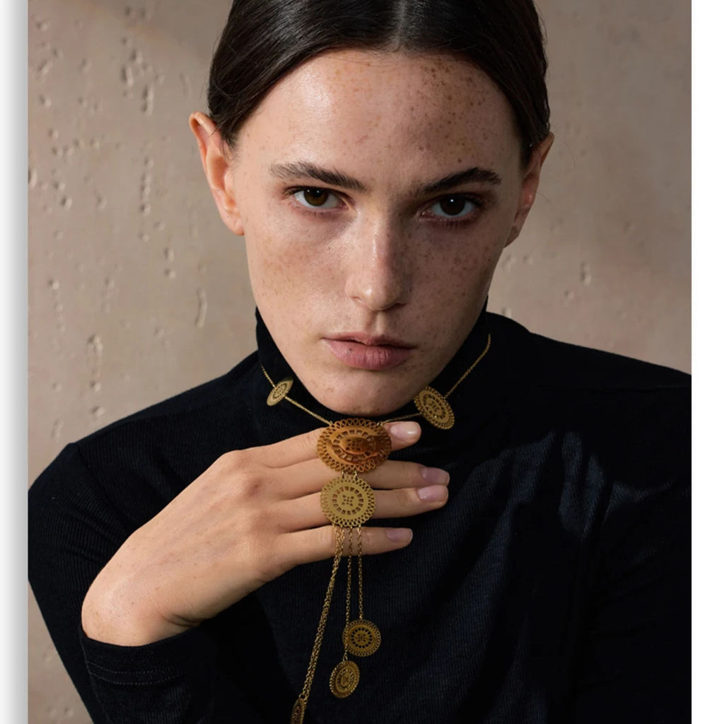 316L Stainless Steel Gold Chain Necklace