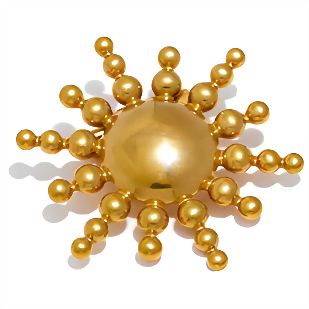 Sun Brooch Pin
