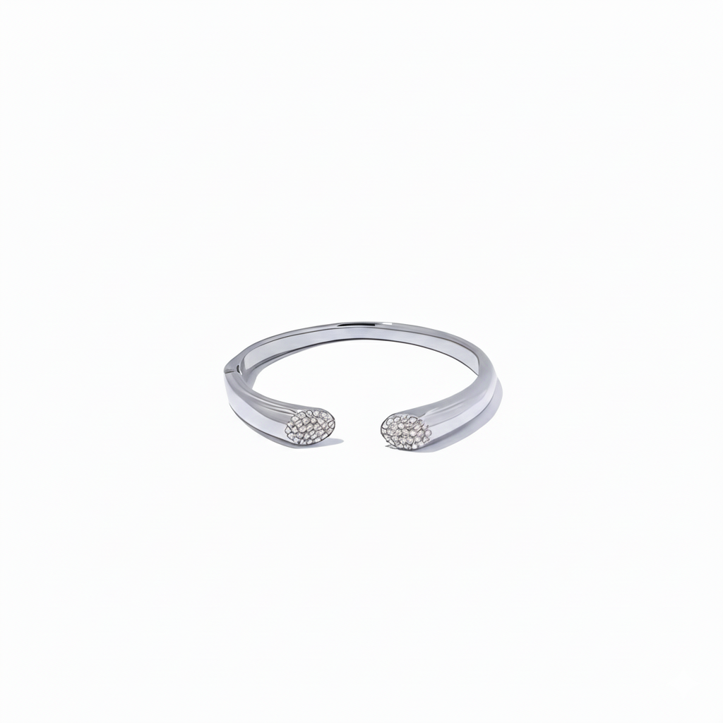 Cubic Zirconia Open Bracelet