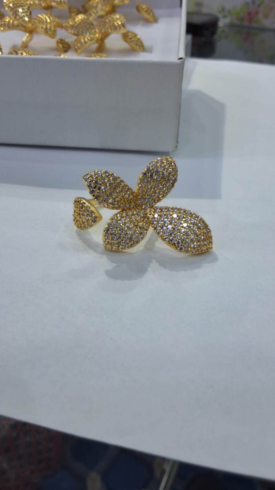 Butterfly Long Gold Chain Necklace