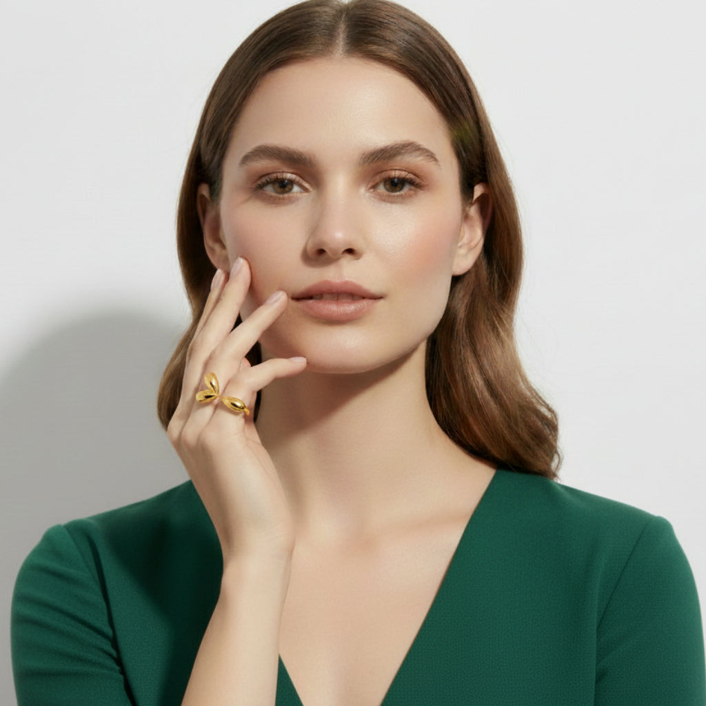 Heart Love Adjustable Ring