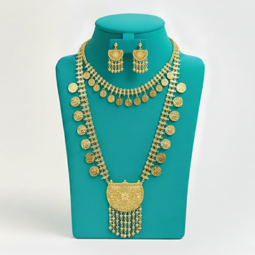 Elegant Long Gold Chain Necklace