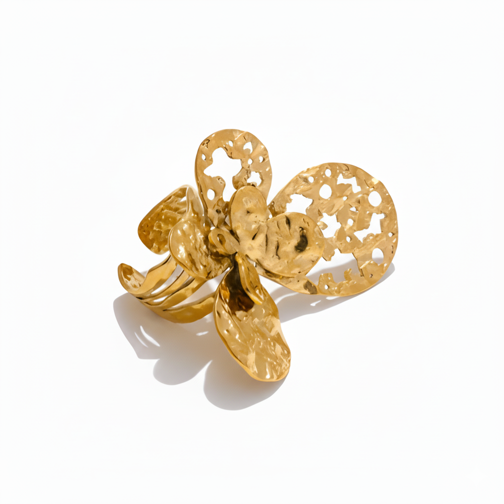 Butterfly Hollow Ring