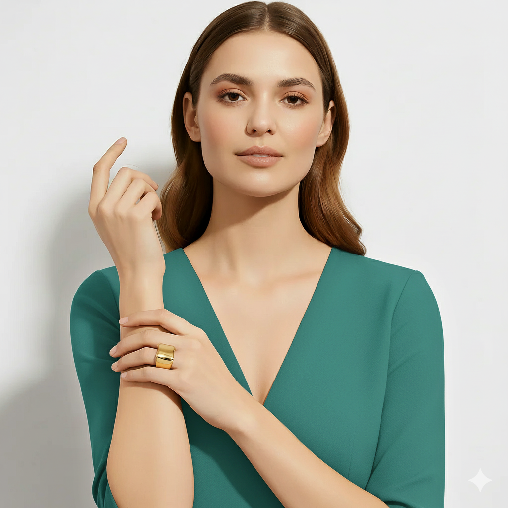 Glossy Geometric Ring