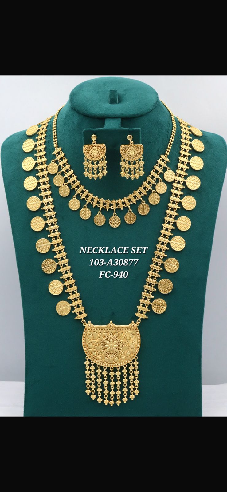 Elegant Long Gold Chain Necklace