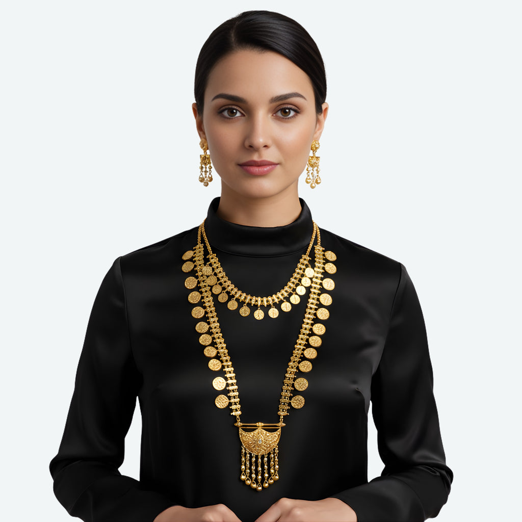 Long Gold Chain Necklace
