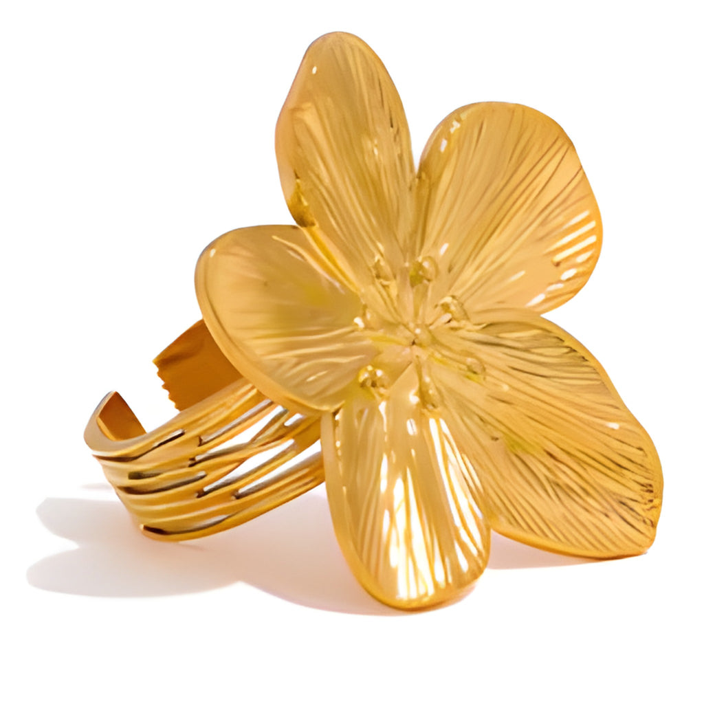 Gold Flower Ring