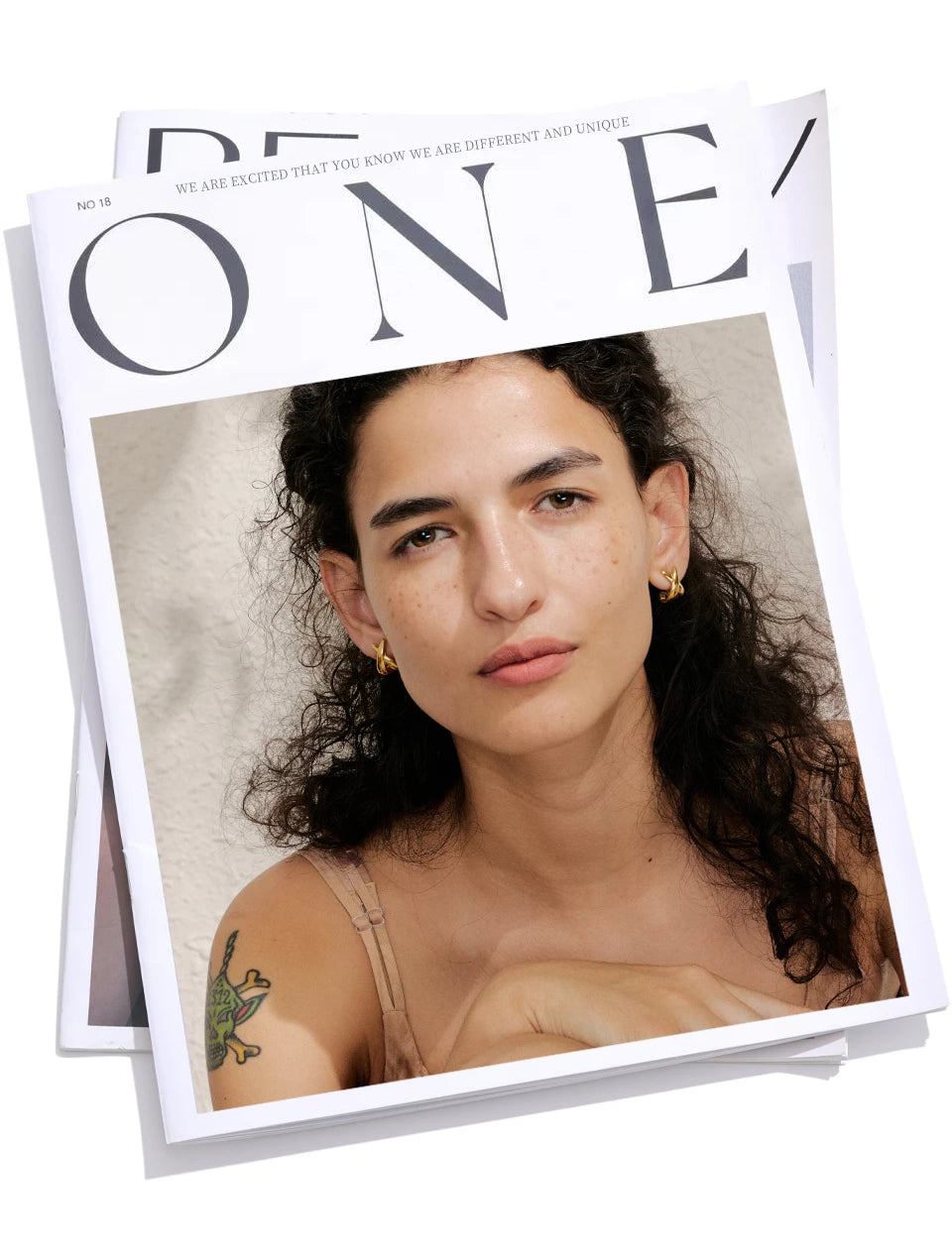 18K PVD X-Shape Stud Earrings