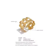 Stainless Steel Butterfly Cuff Bracelet