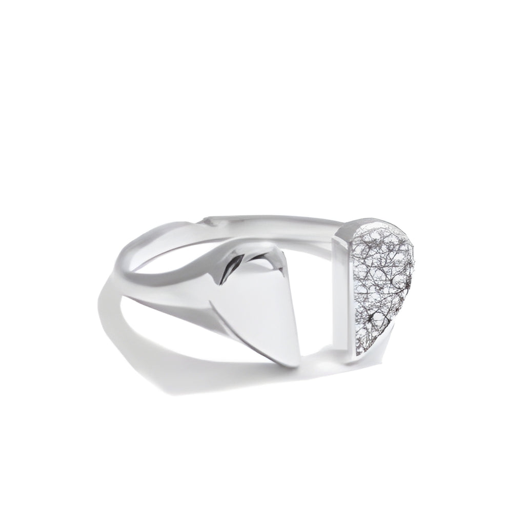 Adjustable Zirconia Heart Love Ring