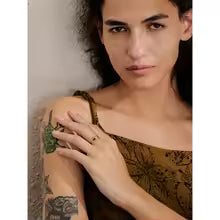 Adjustable Zirconia Heart Love Ring