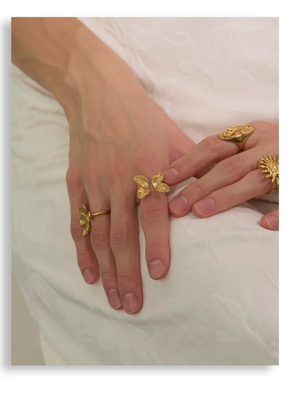 Flower Adjustable Ring