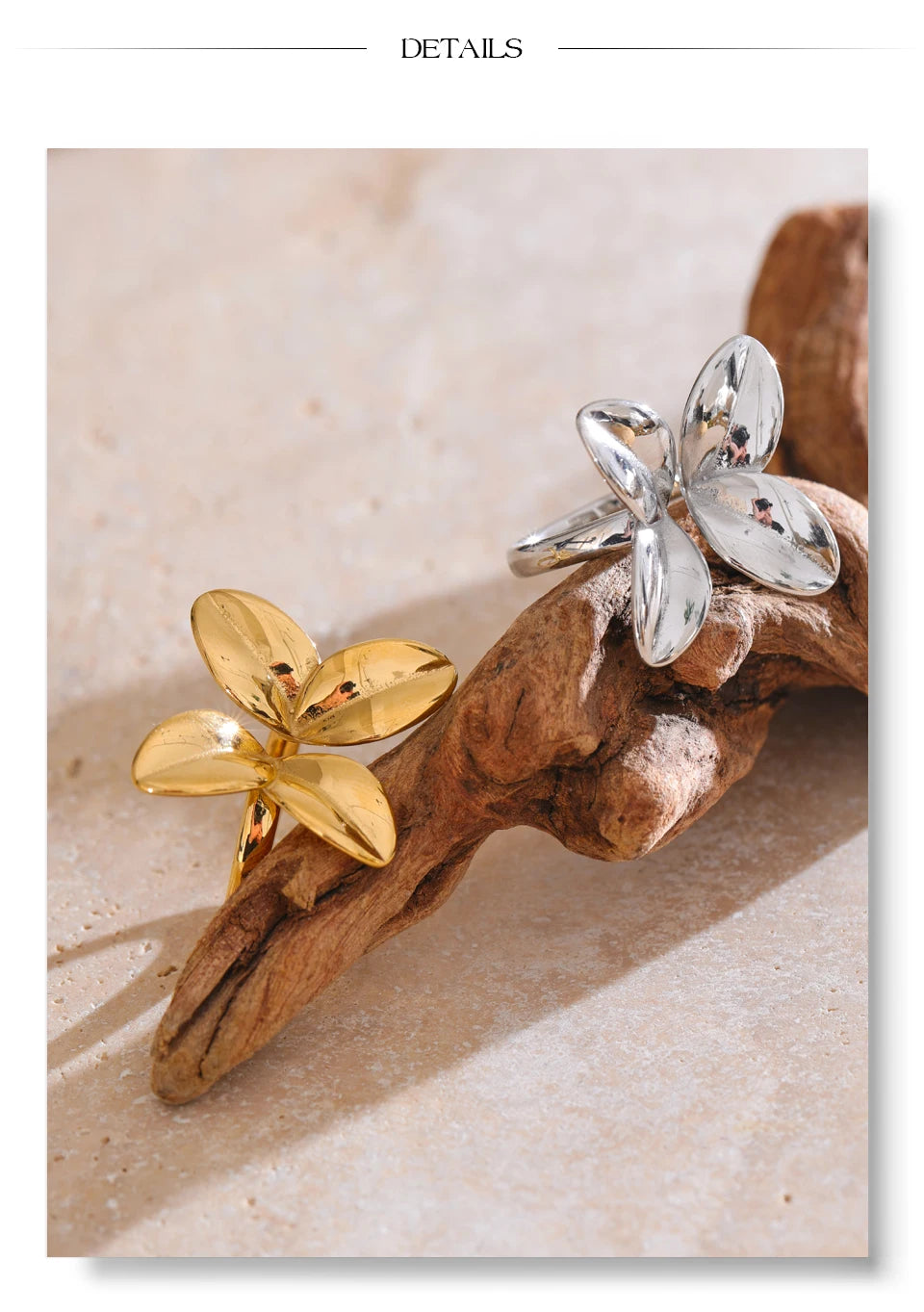 Flower Adjustable Ring