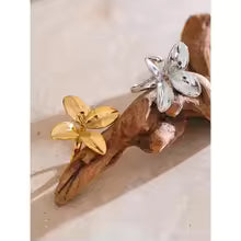 Flower Adjustable Ring