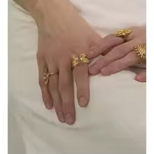 Flower Adjustable Ring