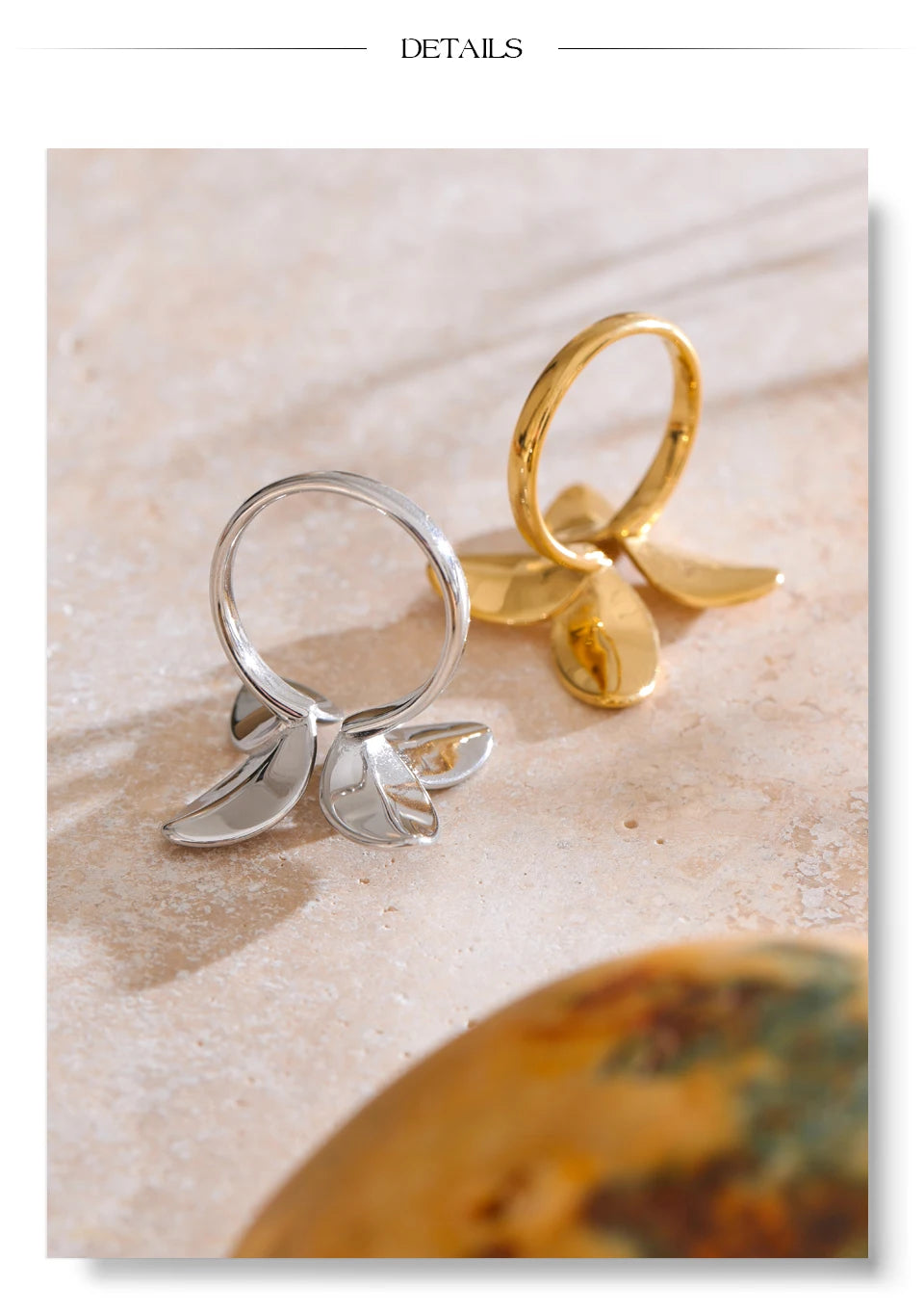 Flower Adjustable Ring