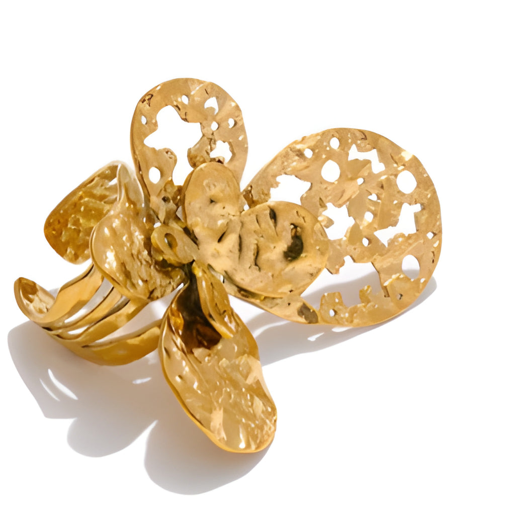 Butterfly Hollow Ring