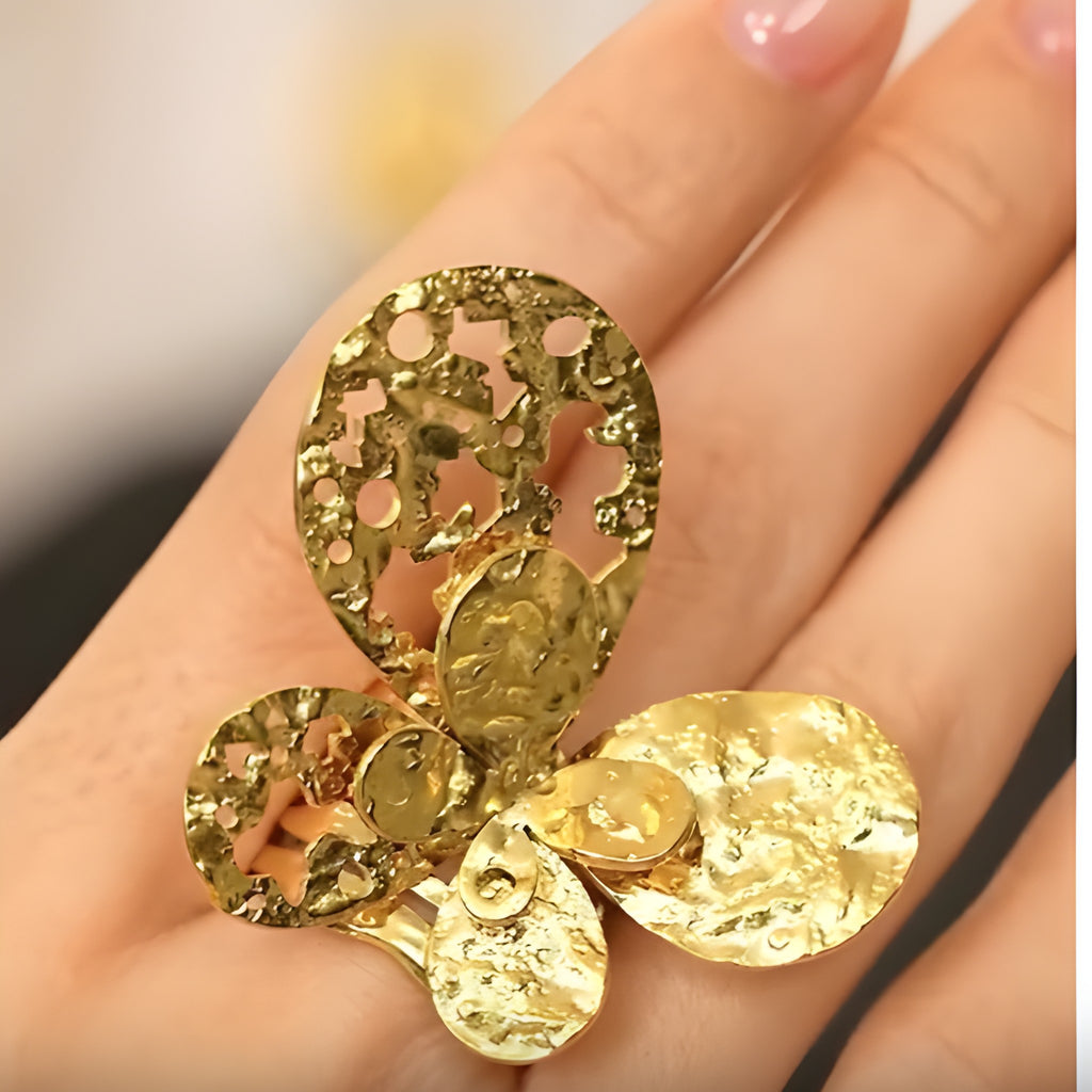 Butterfly Hollow Ring