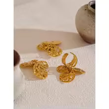 Butterfly Hollow Earrings