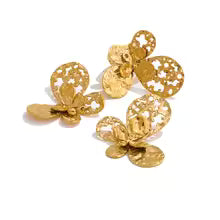 Butterfly Hollow Earrings