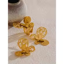 Butterfly Hollow Earrings