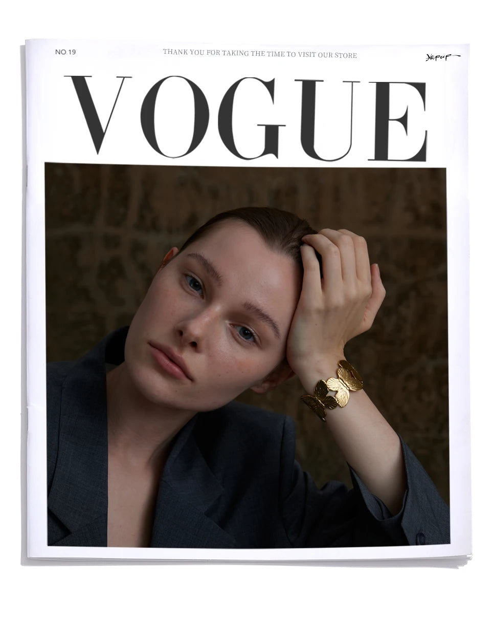 Butterfly Wide Cuff Bracelet