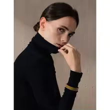 Gold Chain Tassel Cuff Bracelet