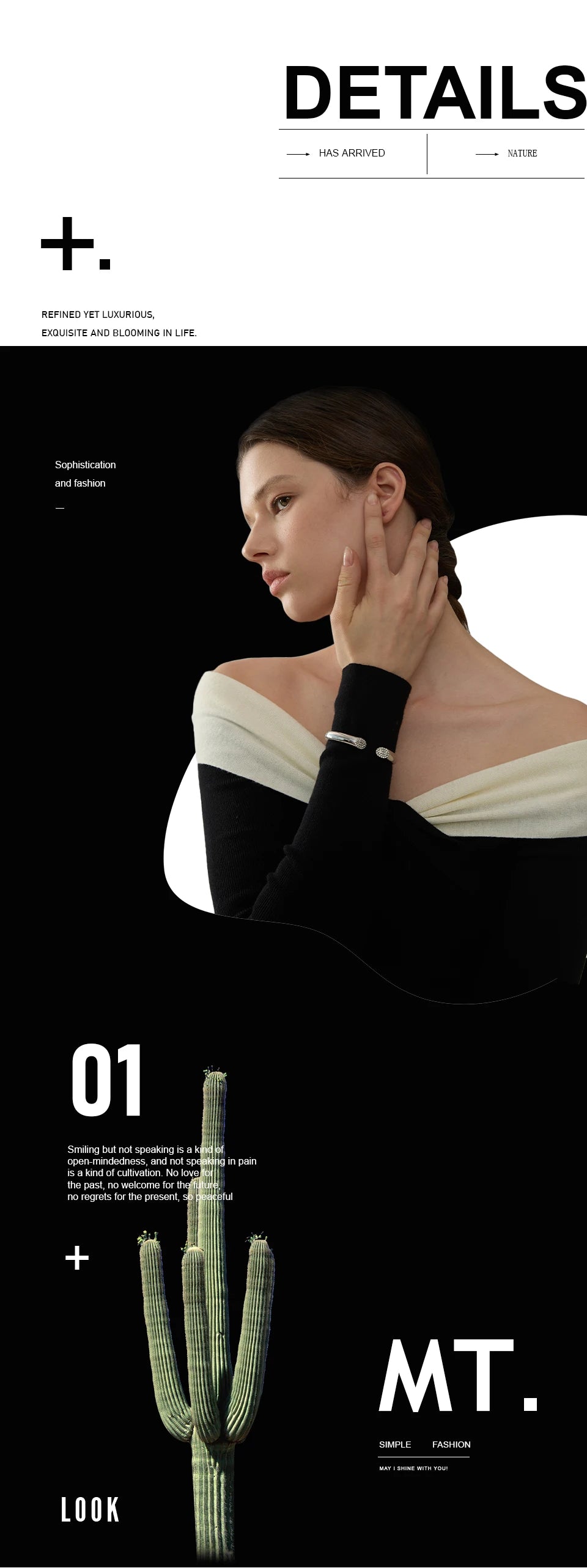 Cubic Zirconia Open Bracelet