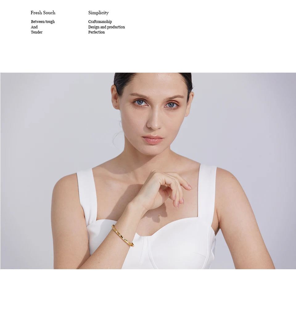 Cubic Zirconia Gold Bracelet