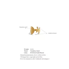 Fish Pattern Conch Shell Ring