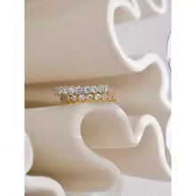 White Cubic Zirconia Ring