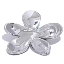 Flower Silver Brooch
