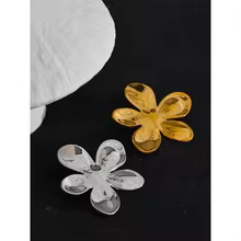 Flower Silver Brooch