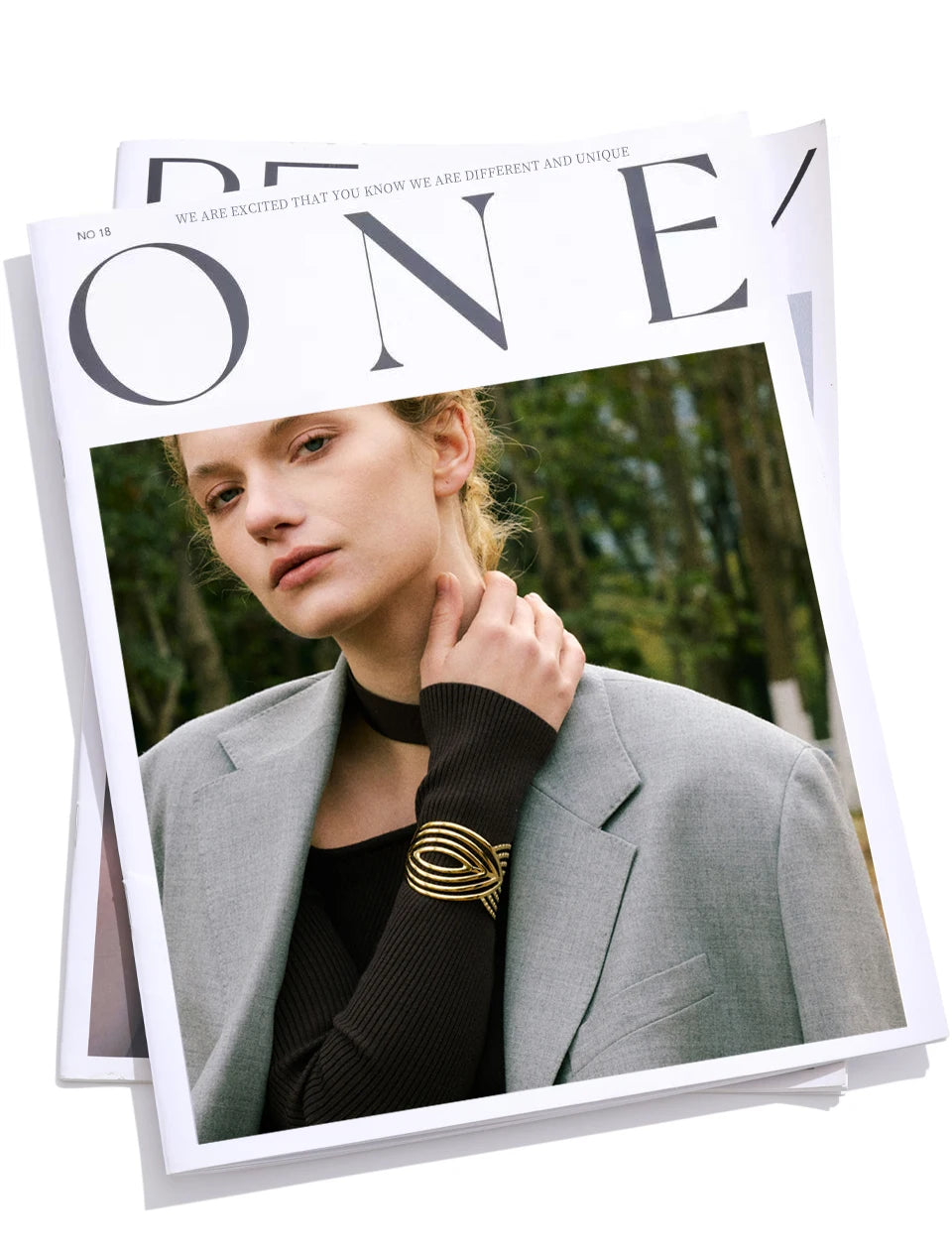 Geometric Hollow Stainless Steel Cuff