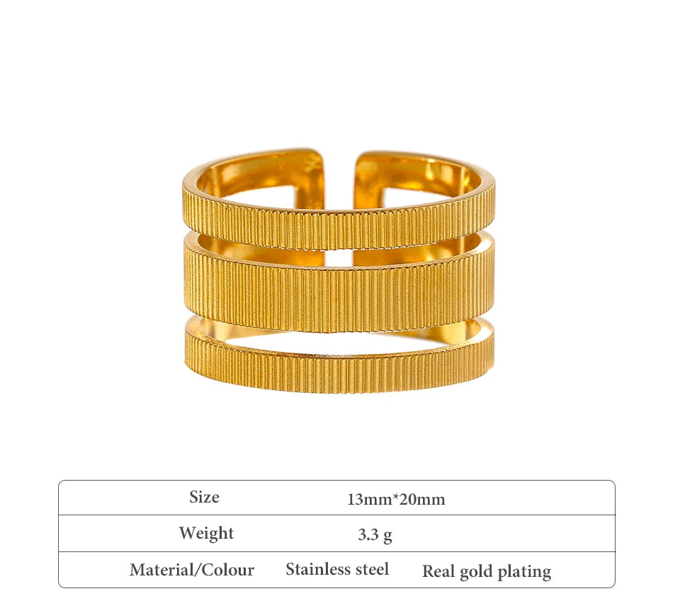 Geometric Minimal Gold Ring