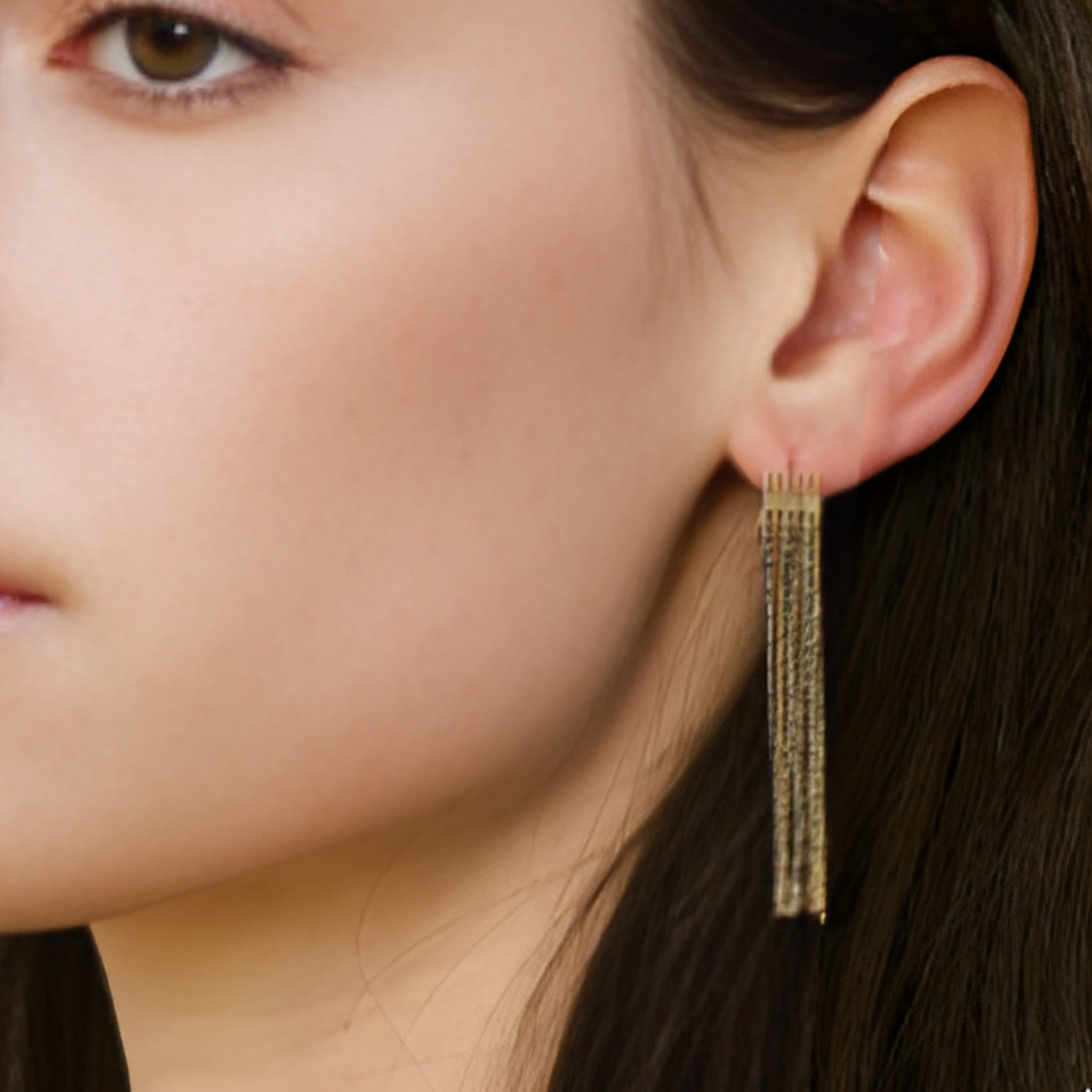Tassel Chain Drop Earrings