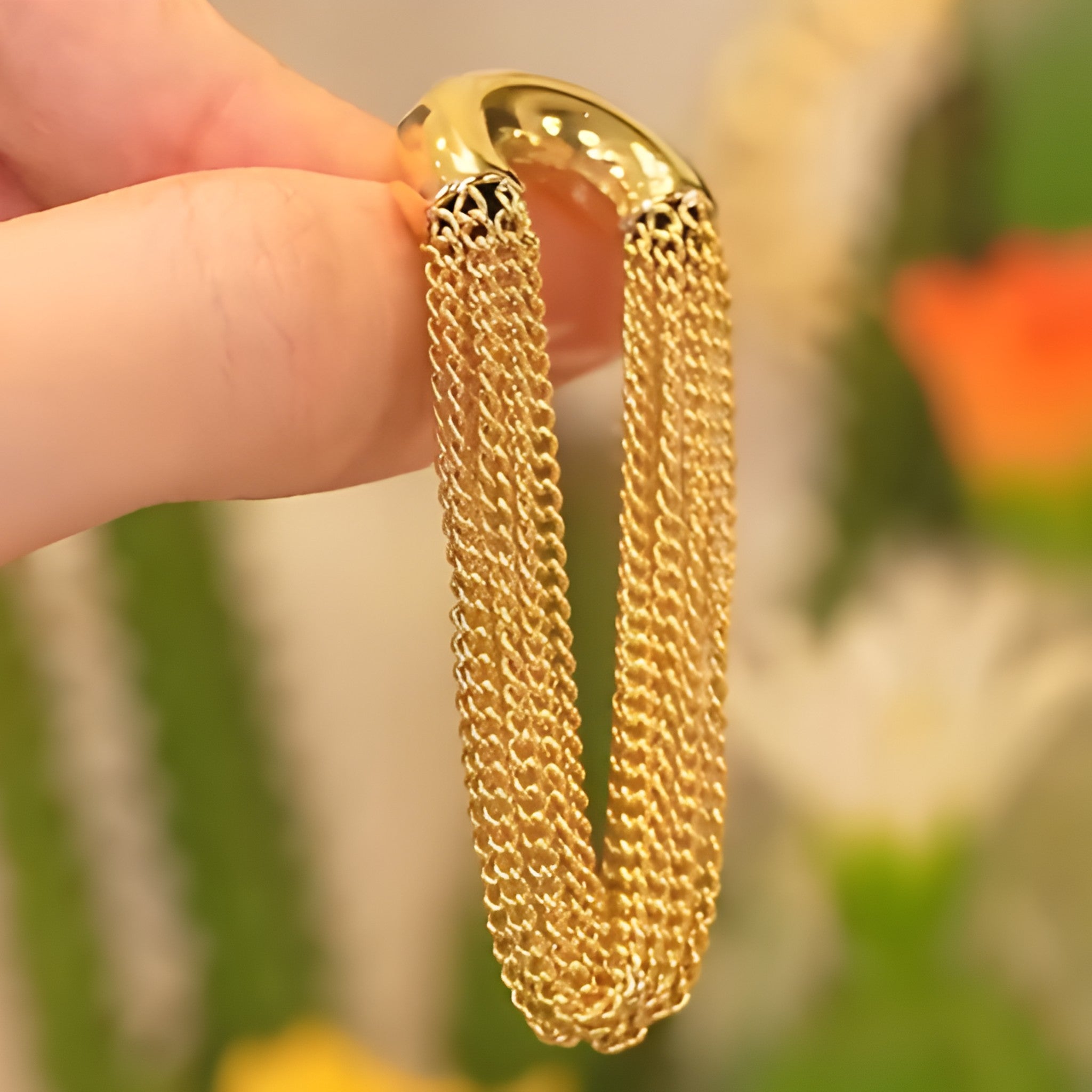 316L Stainless Steel Tassel Dangle Earrings