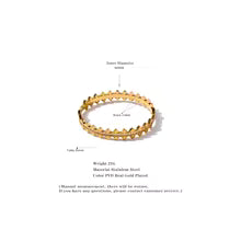 Gold Cubic Zirconia Geometric Bracelet