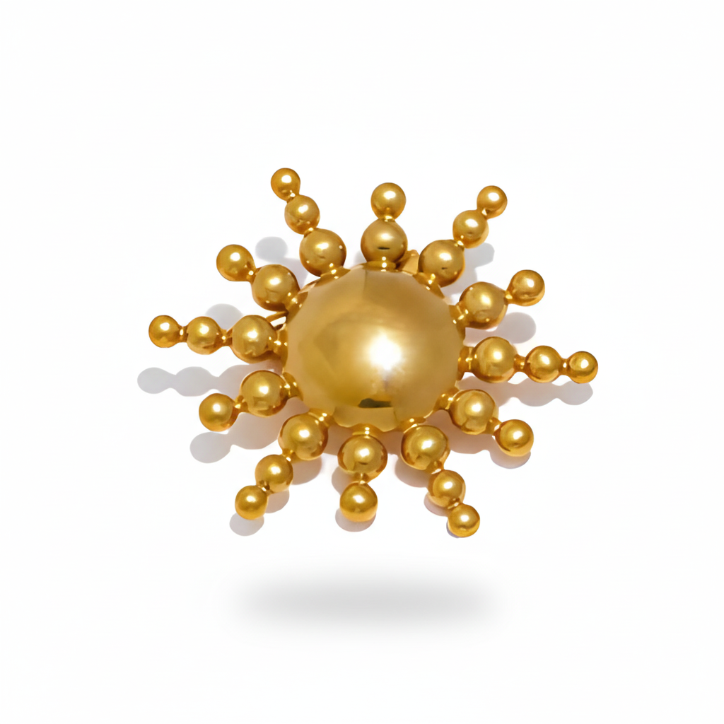 Sun Brooch Pin