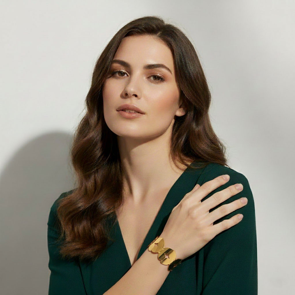 Butterfly Wide Cuff Bracelet