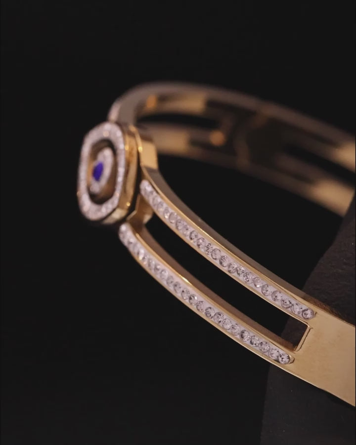 Cubic Zirconia Eye Bracelet